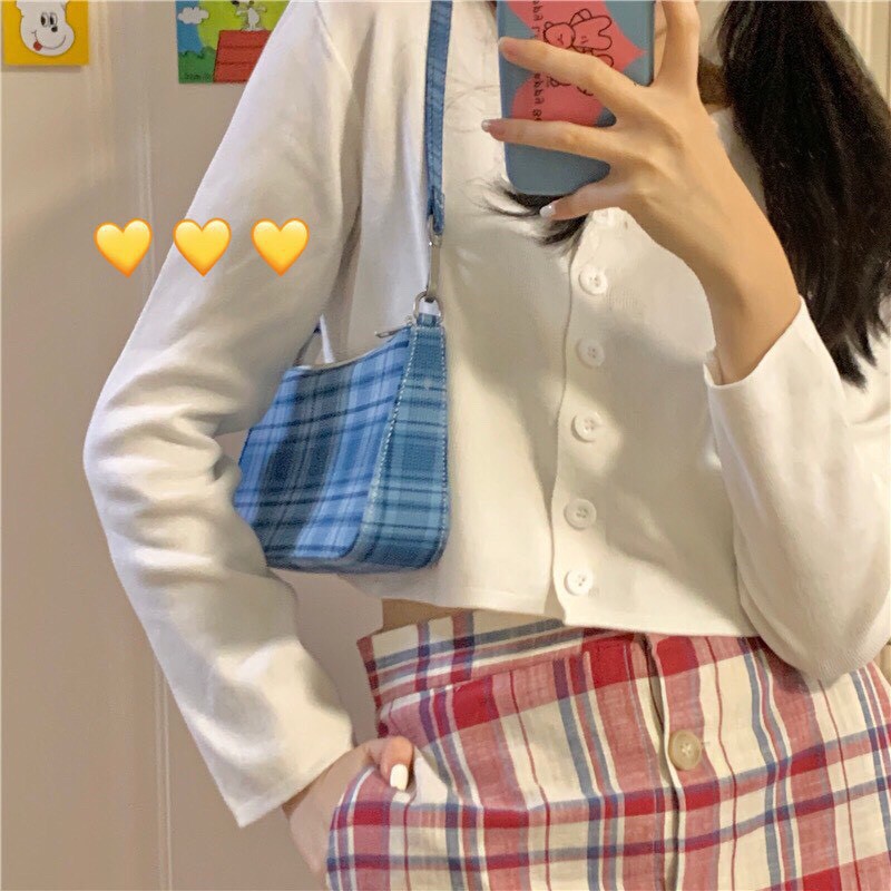 Áo Croptop YAN Tay Dài Nữ Ulzzang
