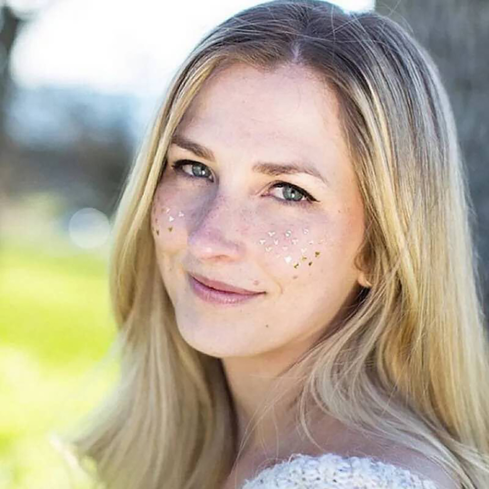 Party Face Sticker Gold Stamping Temporary Tattoos Waterproof