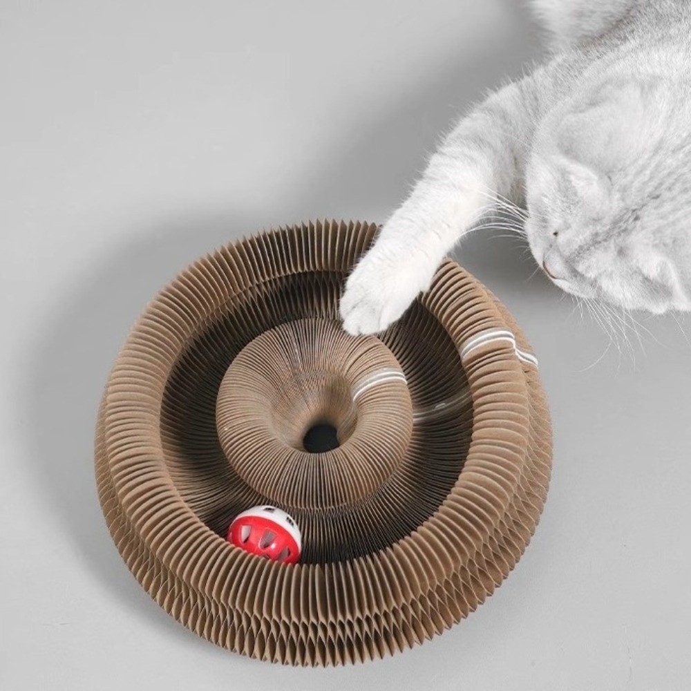 Cat Rim Board Cat Climbing Frame Wear-Resistant Accordion Cat Scratching Board ...