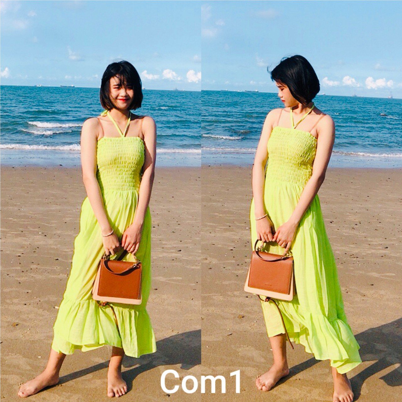Đầm đuôi cá cúp ngực-nhiều màu