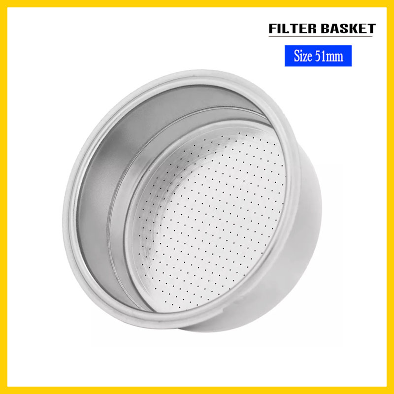 Giỏ Lọc Cà Phê Hai Lớp 51mm | Pressurised dual wall filter baskets