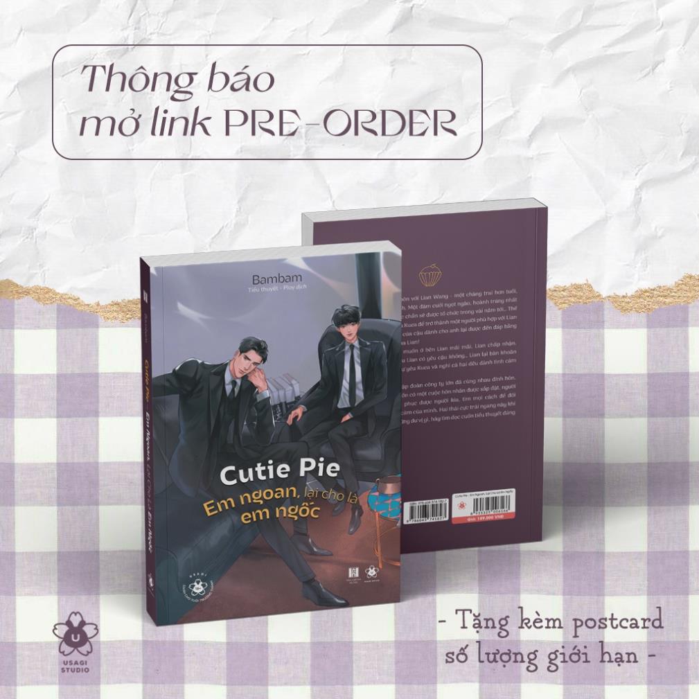 Sách - Cutie Pie - Em Ngoan, Lại Cho Là Em Ngốc (1 bookmark in bồi 2 mặt ) - Bambam - AZVietNam