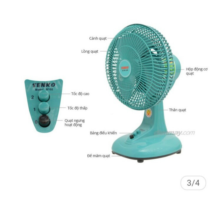 Quạt bàn mini Senko B102. Cao cấp