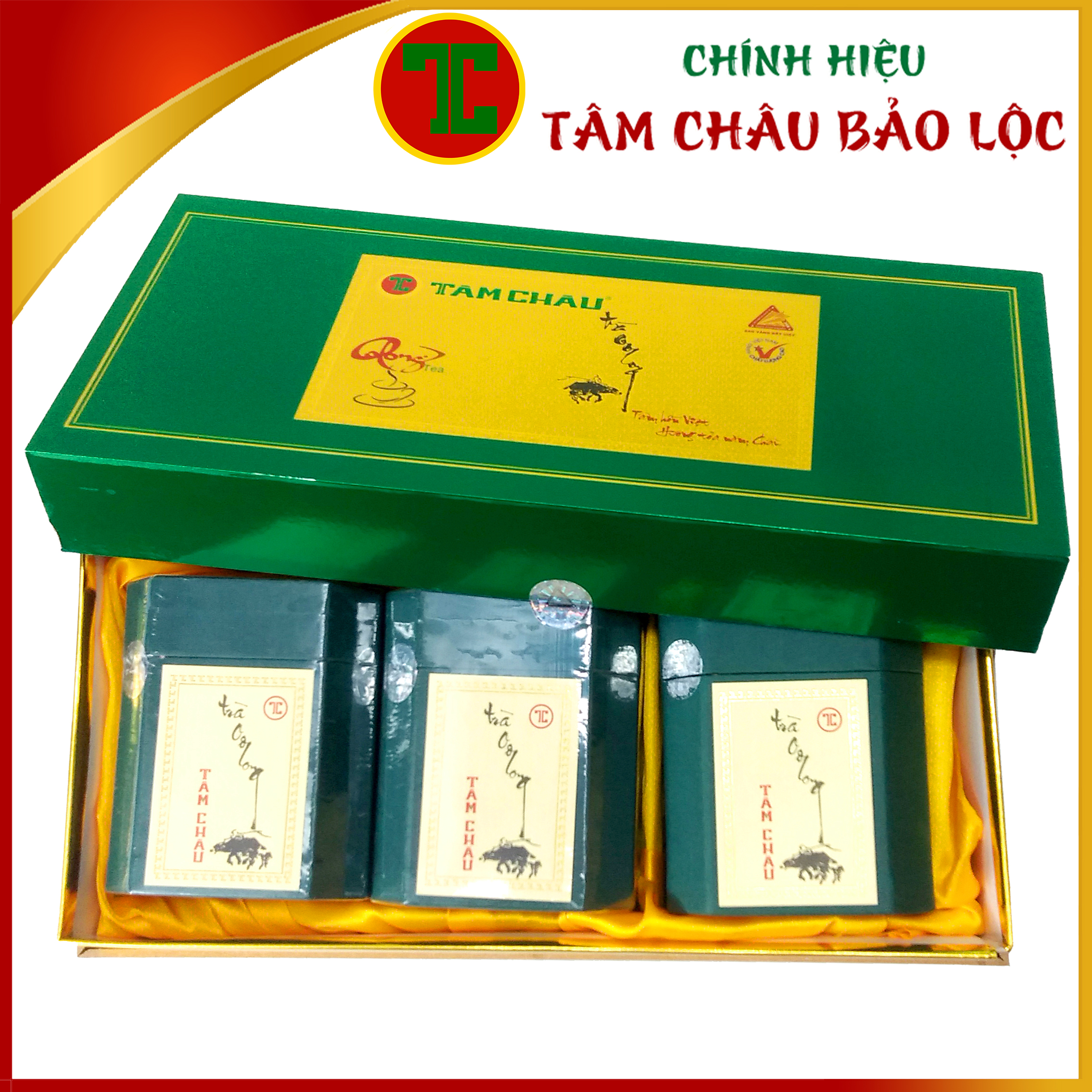 [TÂM CHÂU] Trà Oolong Thuần Xanh 100Gr/300Gr cao cấp