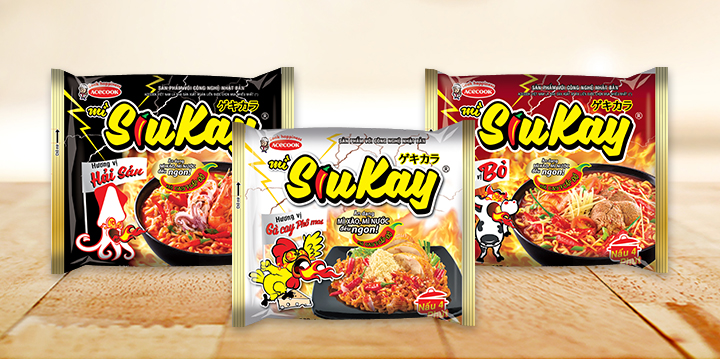 Mì SiuKay Acecook gói 127g