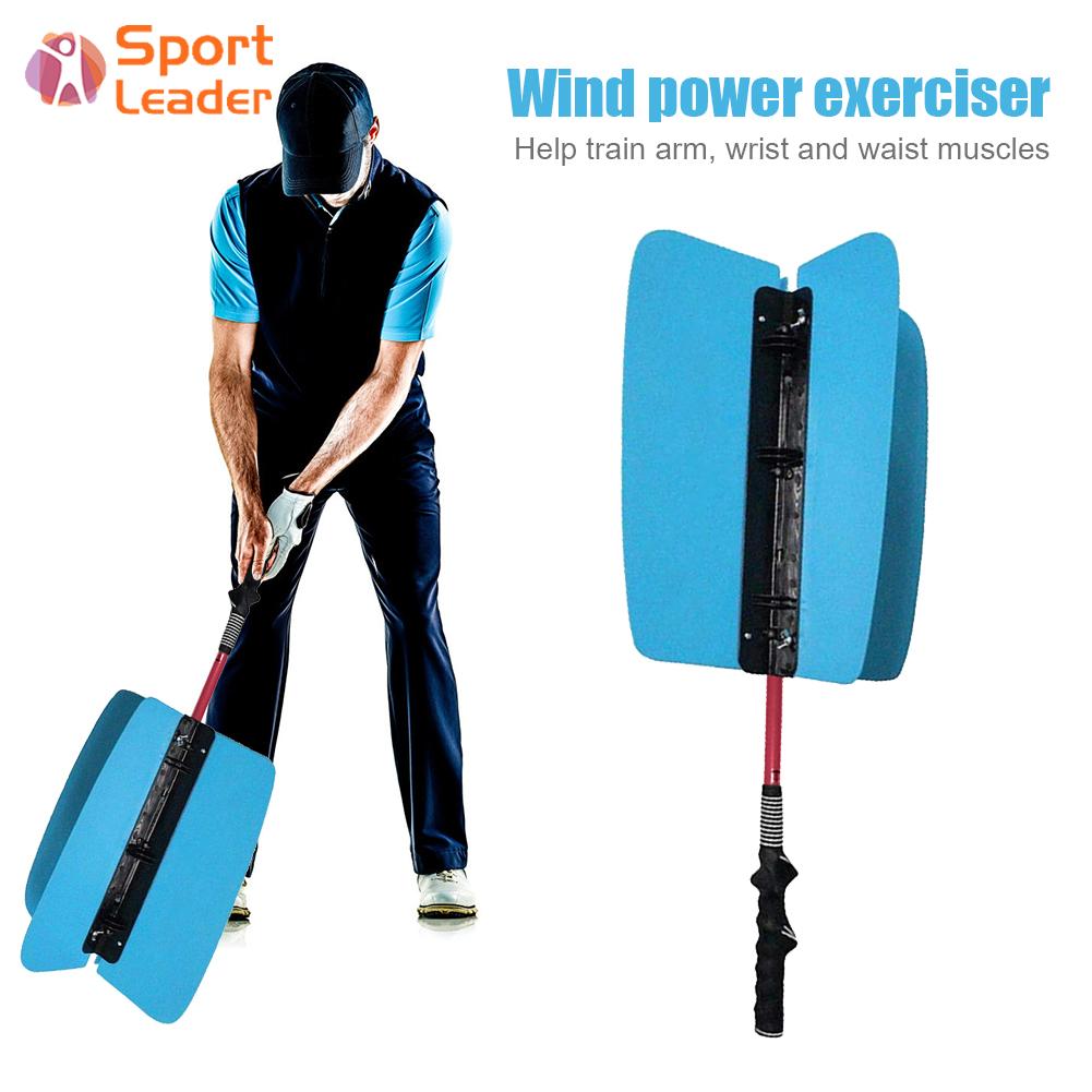 Golf Club Speed Strength Power Trainer Aids Golf Swing Practice Training Fans