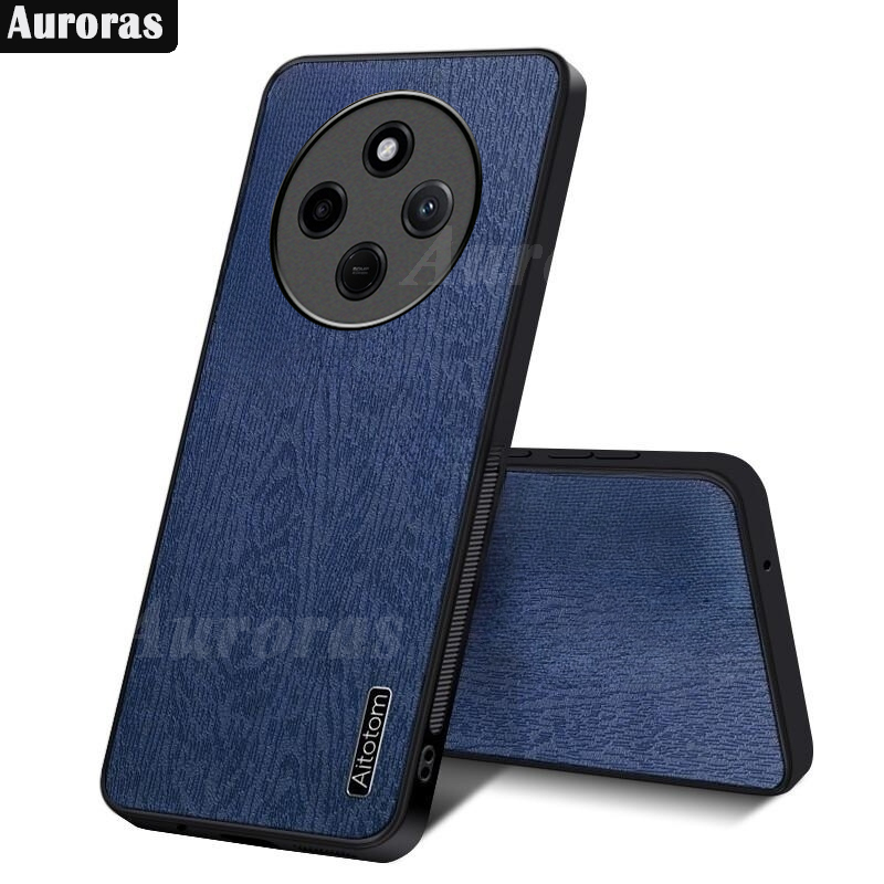 For Xiaomi Poco C75 Phone Case Tree Wooden Pattern Soft Frame Ultra Thin Fashional Cover for Xiaomi Poco C75 Cover Casing HP.