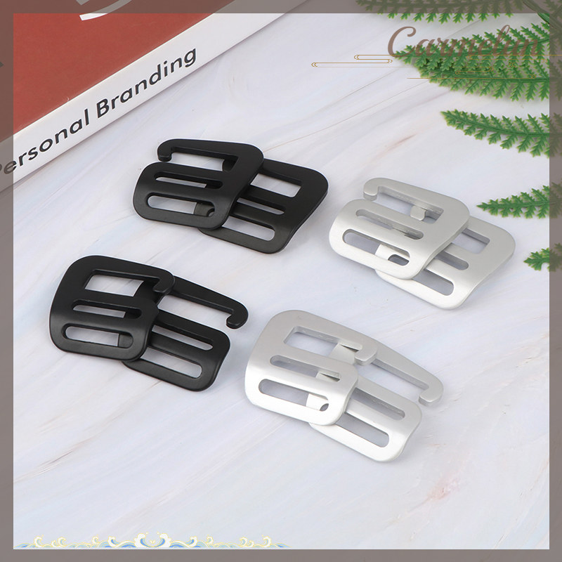 [Carmelun] 2Pcs Aluminium G Hook Quick Release Buckle Diy Backpack Hardware Buckle Accessories