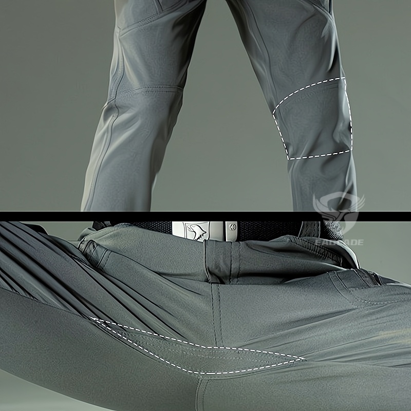 Eaglade Tactical Cargo Pants for Men in Black Ix9