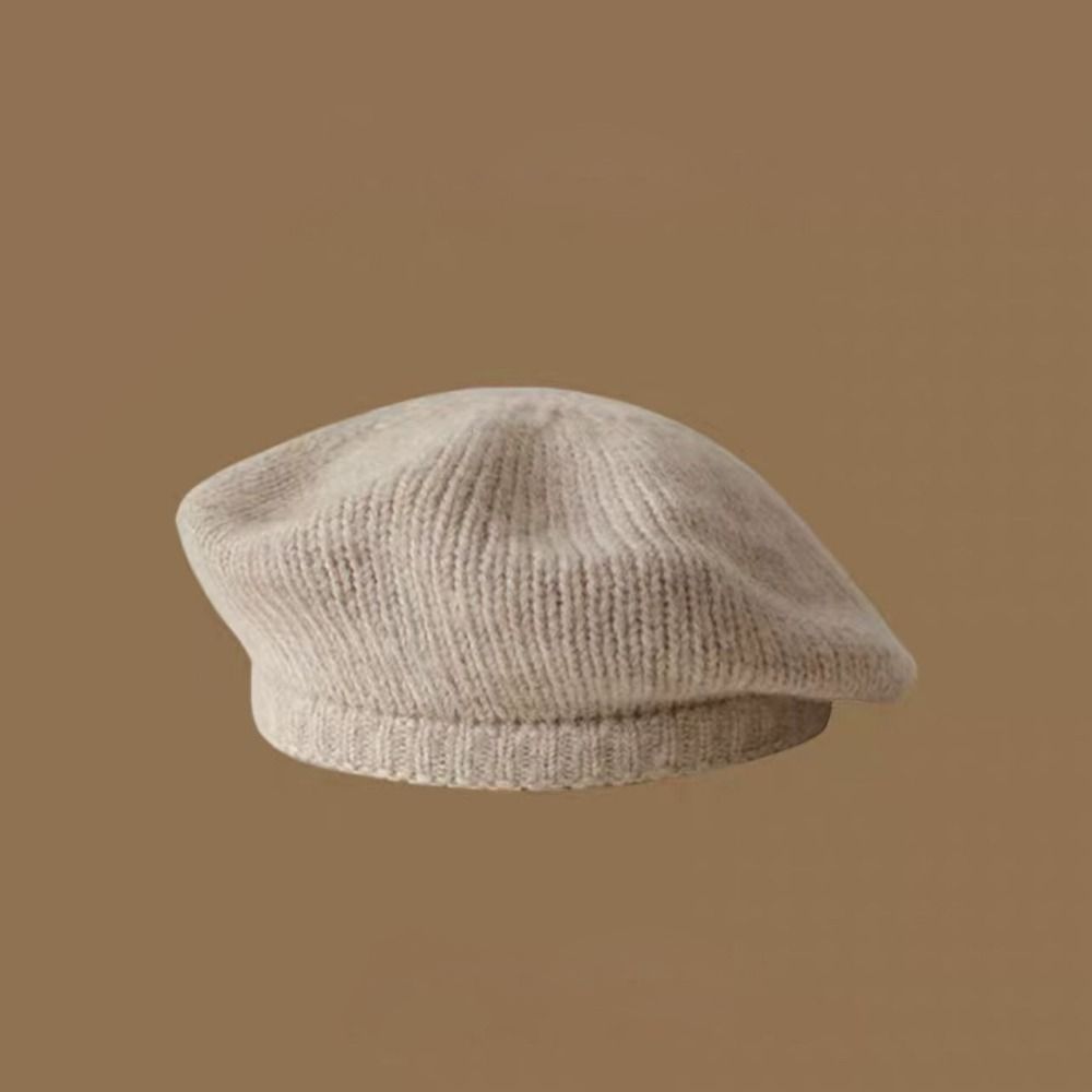Pháp phụ nữ mũ cổ điển mũ nồi len đồng bằng mũ phụ nữ của beret beanie hat mohair mũ nồi