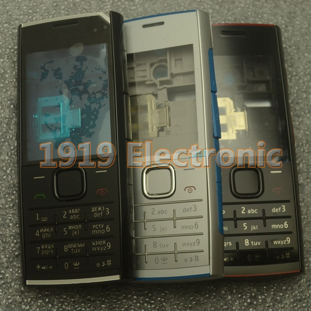 New full phone housing cover case+english or n keypad for nokia x2-00 x2 x200