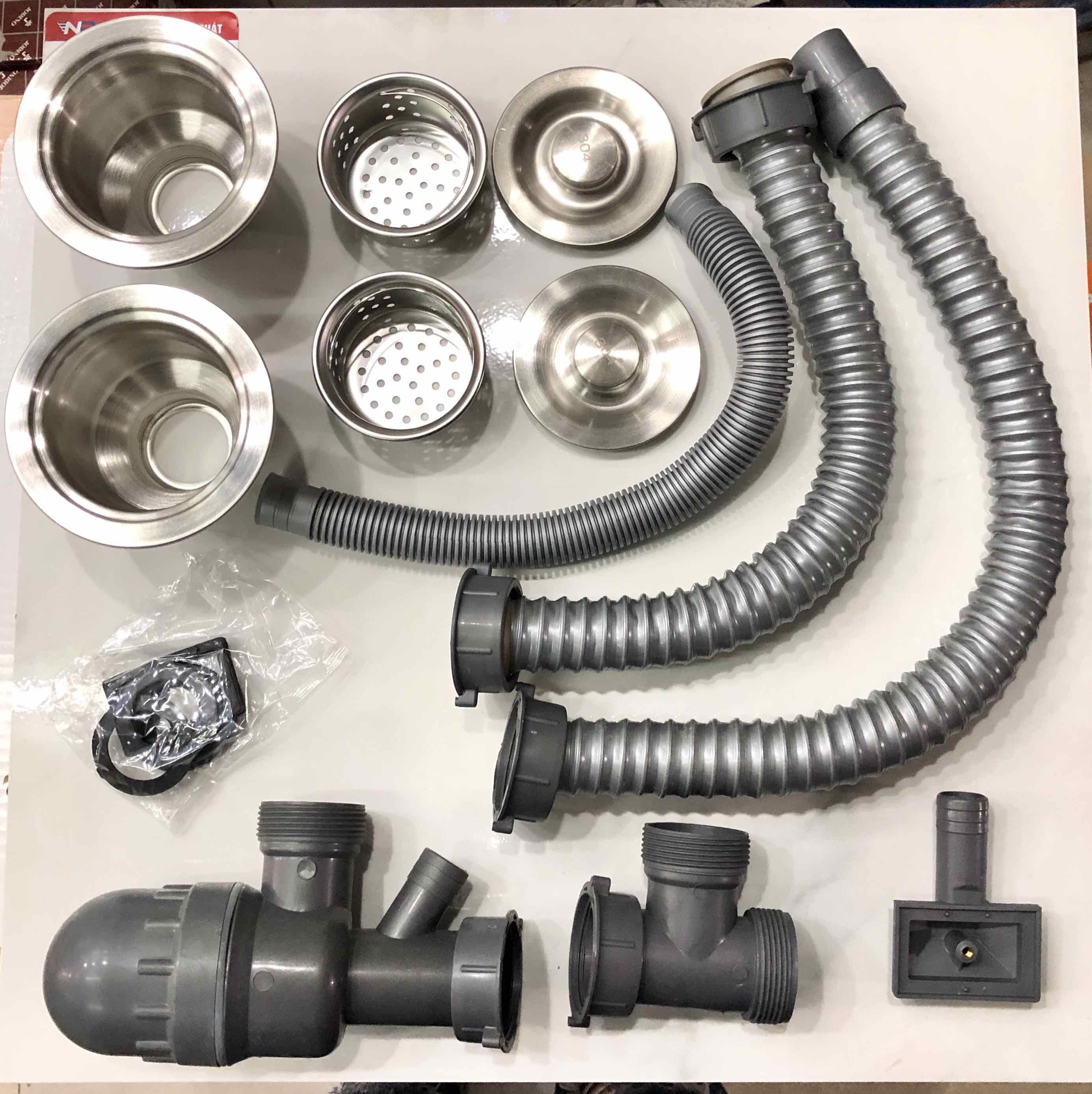 Siphong chậu rửa bát/ xi phông chậu rửa bát đôi- đơn