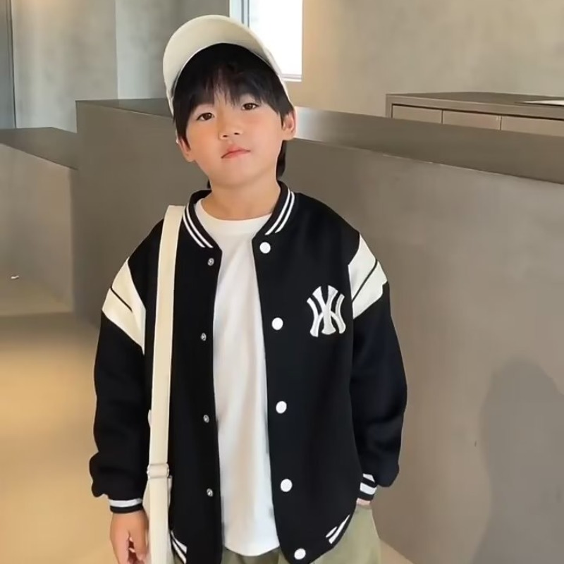 Insular Children's handsome baseball jacket boys fashion jacket girls jacket
