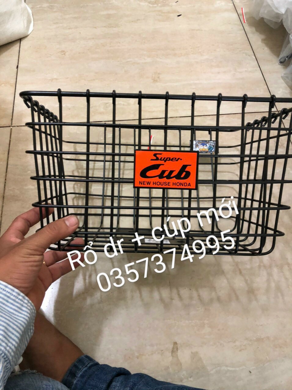 RỔ XE DREAM , SUPER CUP KIỂU MỚI