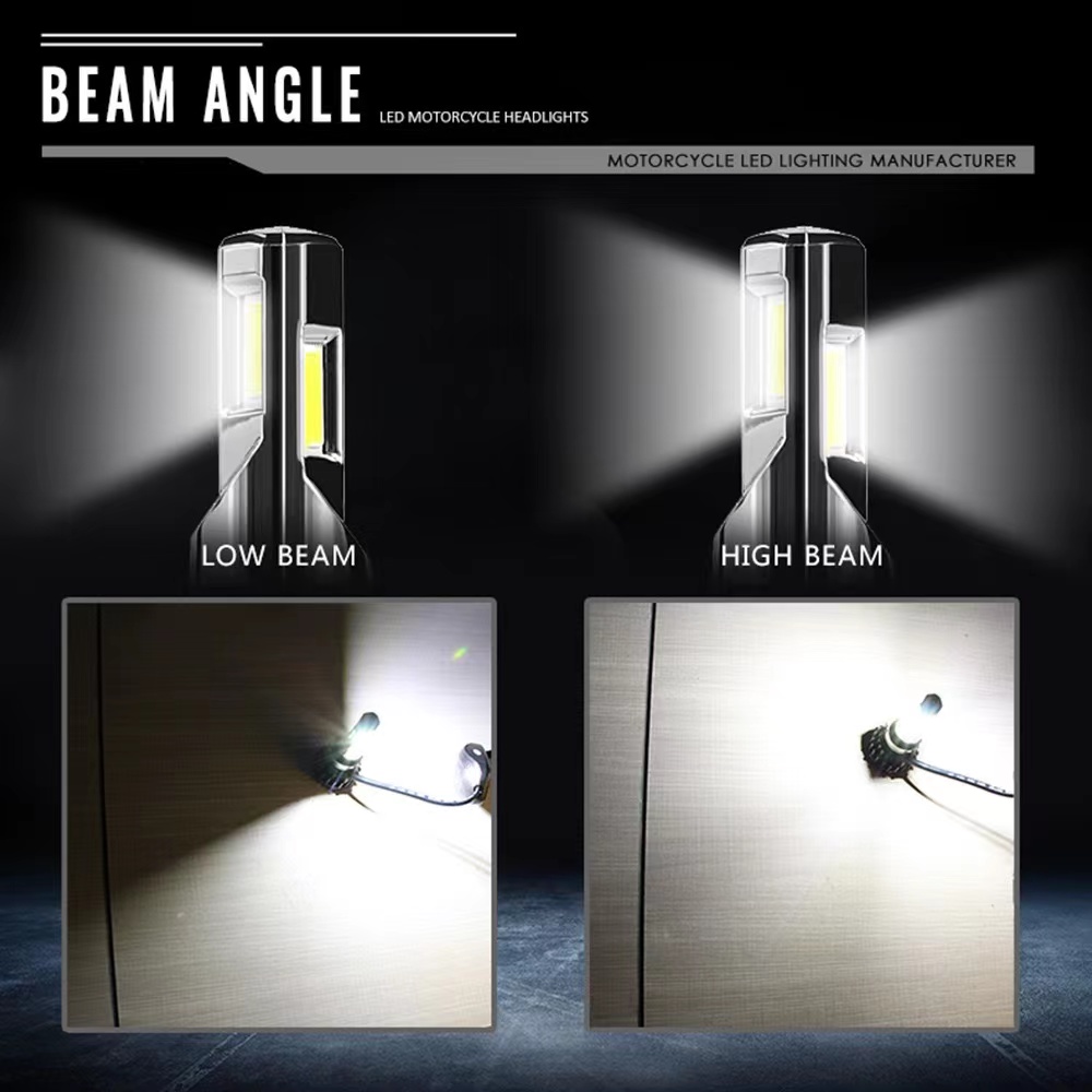 มอเตอร์ไซด์(ชุดใหญ่) หลอดไฟหน้า LED6หลอด สว่าง 3000LM AC/DC (สว่างเพิ่ม ...