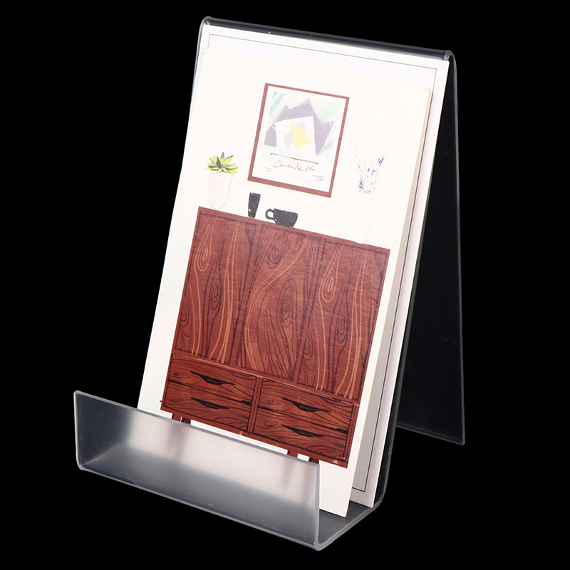 Transparent%20Acrylic%20Bookshelf%20Bracket%20Book%20Display%20Stand%20Album%20Notebook%20Stand%20WANNA%20-%20Image%202