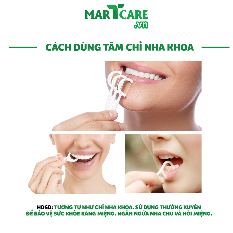[BỊCH 50c-90c] Tăm Chỉ Kẽ Nha Khoa Okamura Nhật Bản,Tăm Chỉ Nhựa Nha Khoa Xỉa Răng Làm Sạch An Toàn