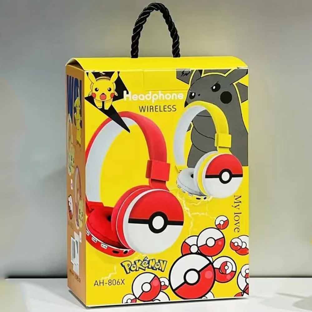 The Pikachu Gaming Headsets Bluetooth Headphone Wireless Headset Stereo Earphone Mic