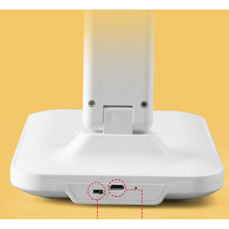 Đèn Led - Để Bàn Học Sạc Usb Đế Kệ Điện Thoại (Vuông Dài)