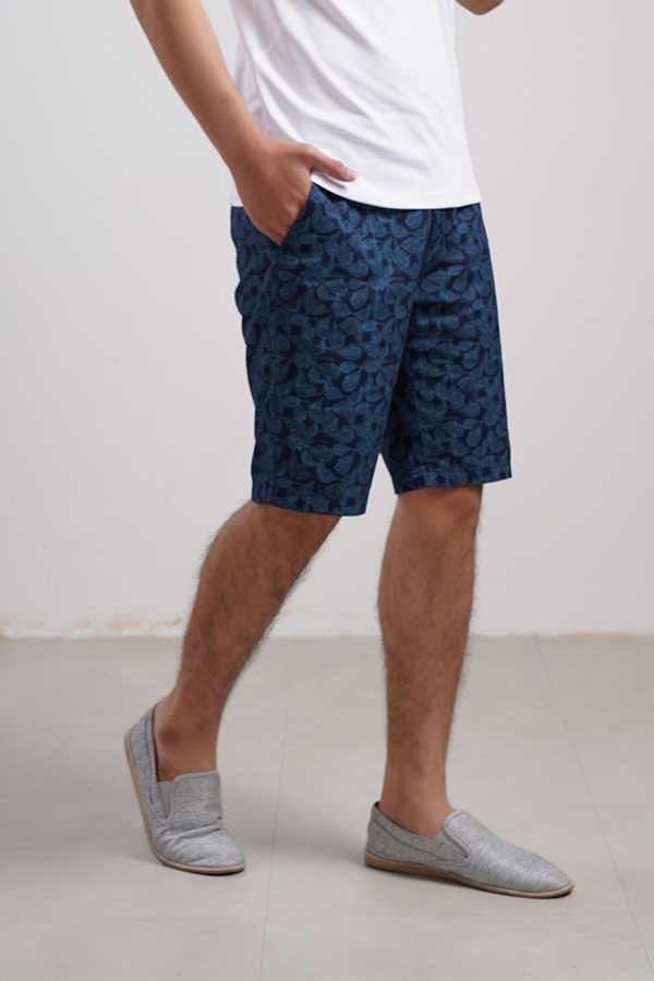 Quần short khaki KWIN KSO003S8 dáng regular fit suông nhẹ