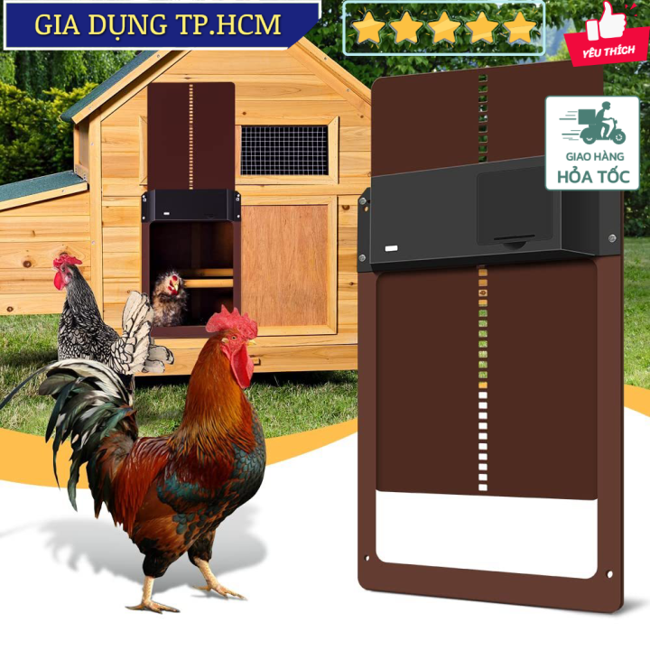 TonyDecor - Cửa chuồng gà tự động Automatic Chicken Coop Door