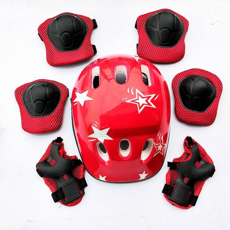 Children's Thickened Knee Protection Roller Skating Helmet Protector ...