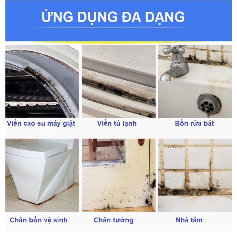 Chai Gel Làm Sạch Nấm Mốc 120g