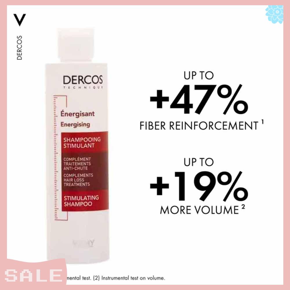  Dercos Energy+ Anti Hair loss Stimulating Shampoo 200ml Hair Accessories 