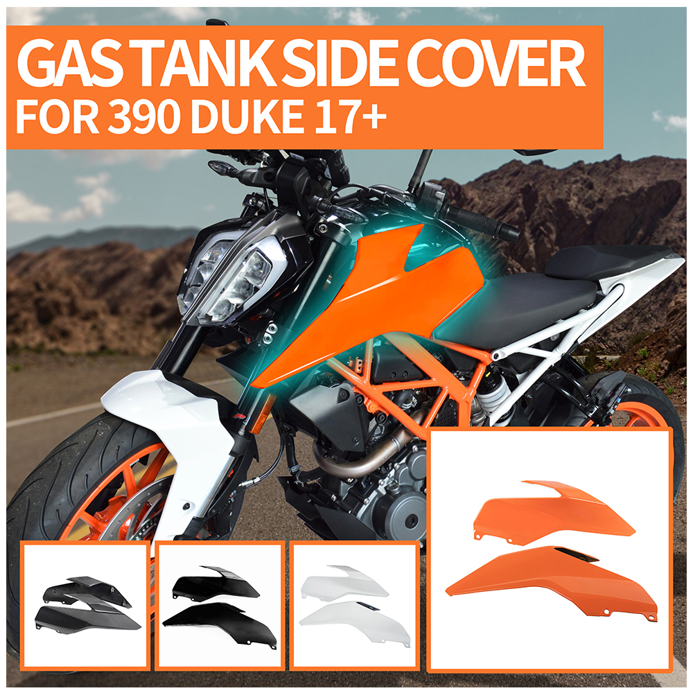 Duke 390 Motorcycle Oil Gas Tank Side Protect Cover Fairing For KTM DUKE390  2017-2022 2020 2021 Both Sides Accessories