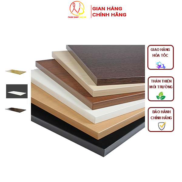 Mặt bàn học gỗ MDF phủ melamin, mặt bàn làm việc chống ẩm kích thước 120