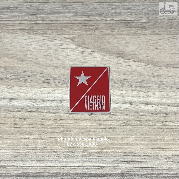 Logo Vespa aluminum