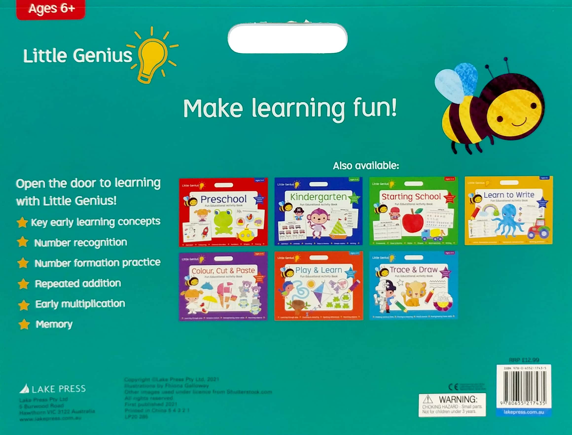 Sách Ngoại Văn - Fahasa - Little Genius: Times Table Fun Educational Activity Book