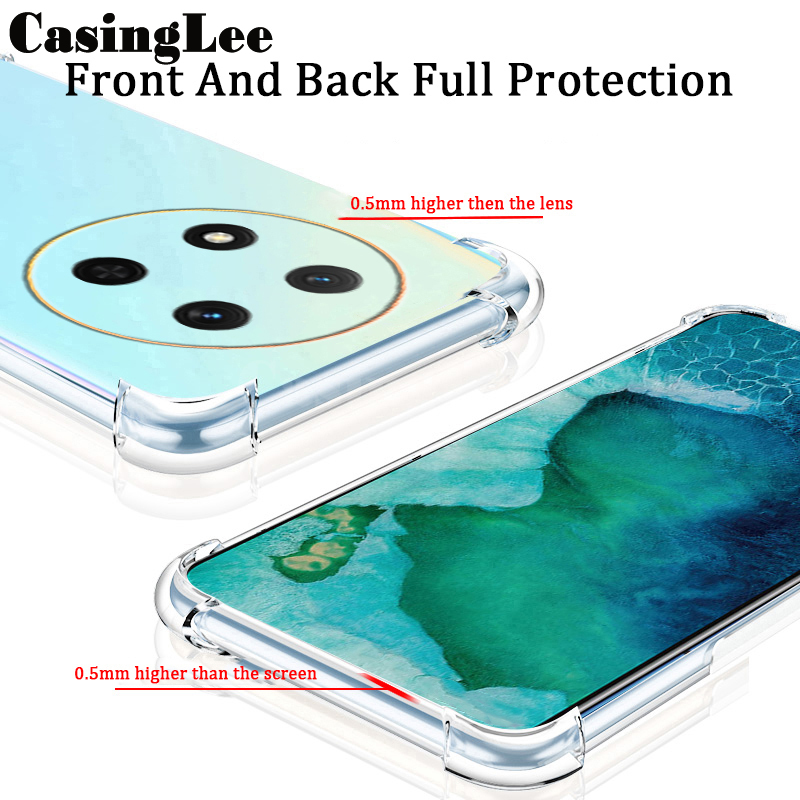 For Honor X9C Case Soft Transparent Full Protection shockproof Armor For Honor X9C 5G Back cover Phone Cases.