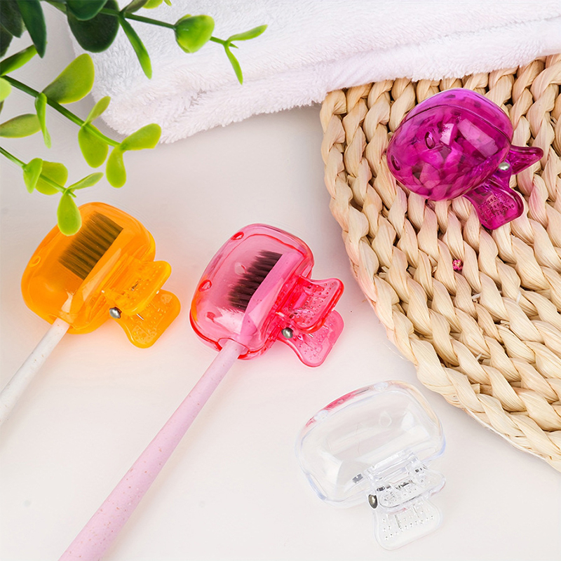 【Thriving】 1PCS Travel Toothbrush Head Covers Toothbrush Protector Cap Brush Pod Case Protective Portable Plastic Clip For Household Travel.