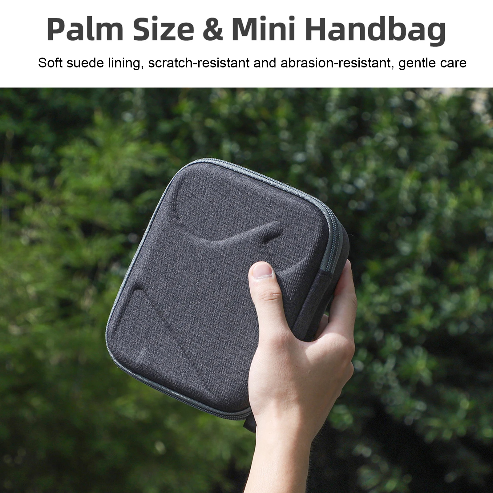 Camera Bag with 1/4 Threaded Handle Compartment Camera Storage Bag Waterproof Protective Camera Case for Dji Osmo Pocket 3 Portable Storage Bag with Soft Inner Hardness Cover and Mesh Pocket Ideal