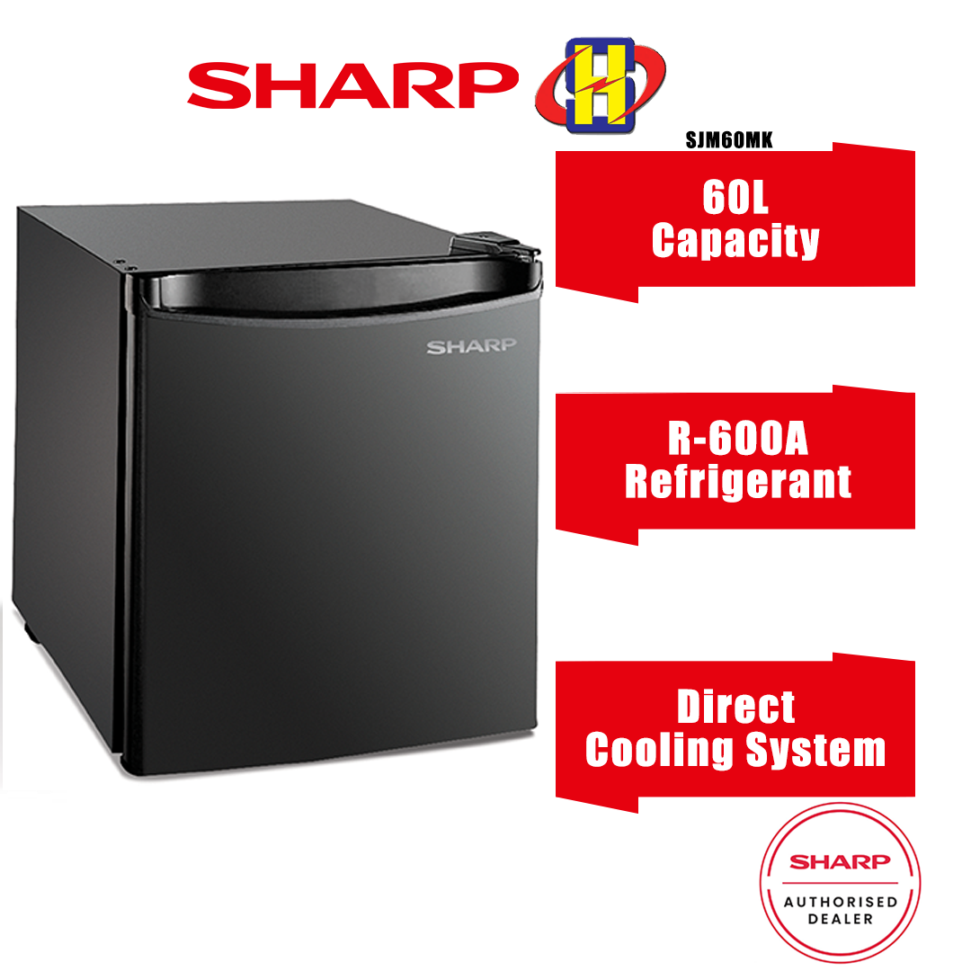 Sharp Mini Bar Refrigerator (60L) R600A Refrigerant Fridge SJM60MK