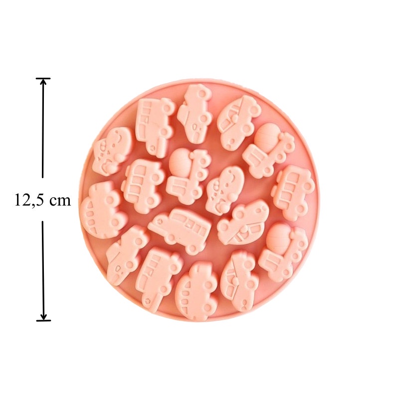 Khuôn kẹo chip tròn silicon, khuôn kẹo dẻo chíp chíp silicone