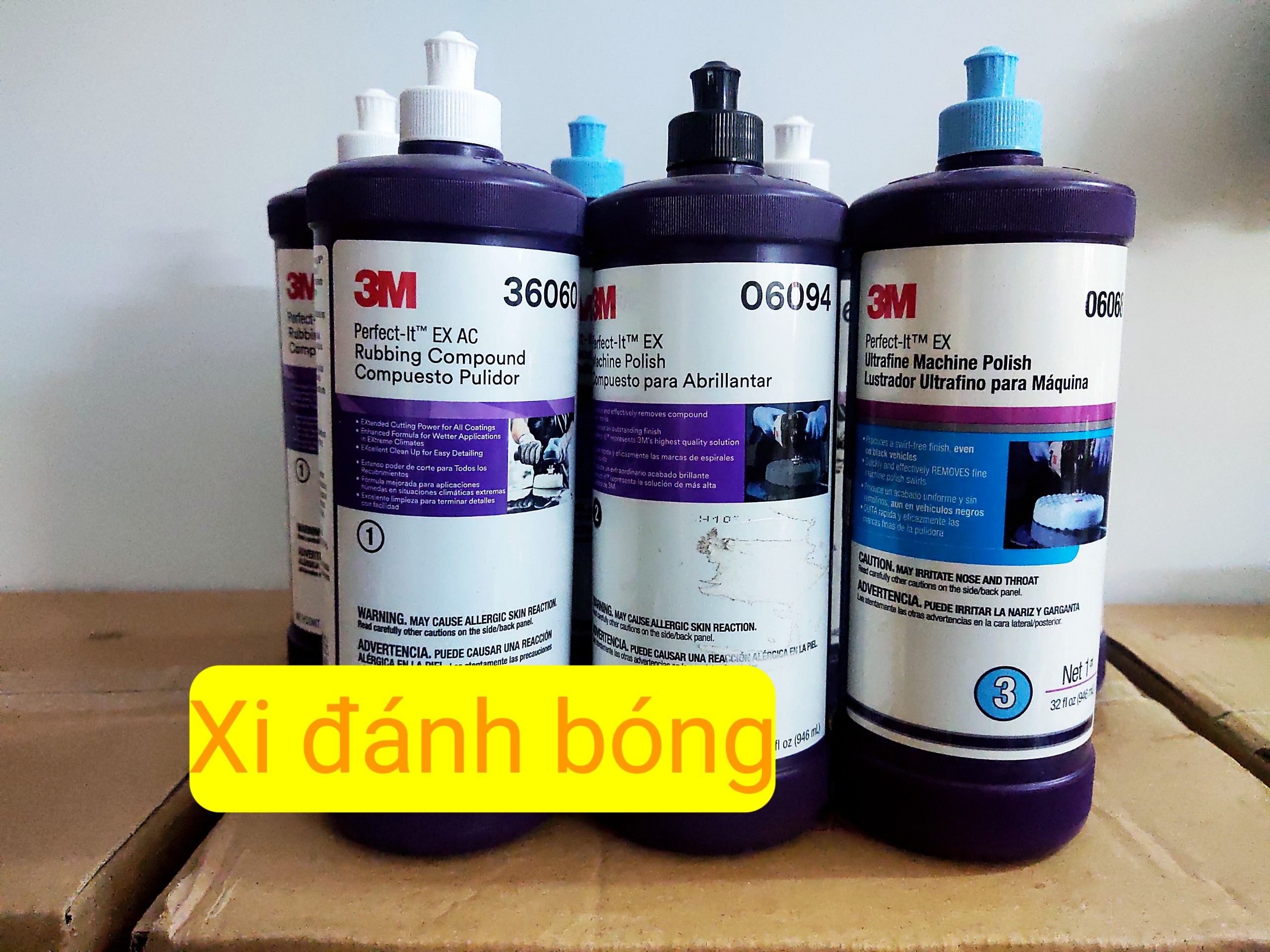 Bộ xi đánh bóng 3M dung tích 946ml