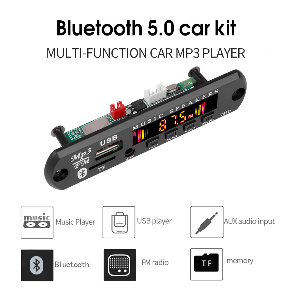 Bluetooth%20Car%20Kit%20Mp3%20Player%20Decoder%20Board%20Module%20Bt%205.0%20Support%20Fm%20Tf%20Usb%203.5%20Mm%20Aux%20Audio%20Adapter%20For%20Speaker%20-%20Image%205