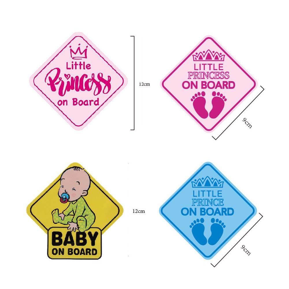 Personality Car Decoration Sticker Baby on Board Sticker Car Exterior ...