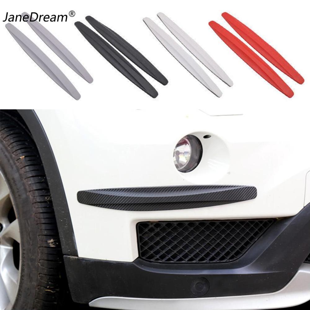 JaneDream 2Pcs Car Bumper Protector Strip Guard Corner Protection Strips Scratch Protector Crash Blade Anti-collision Guard Lip Stickers BYD ATTO 3