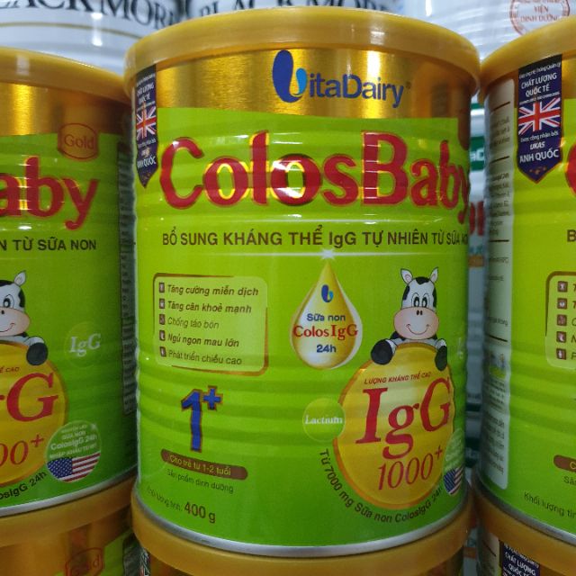 Sữa ColosBaby Gold 1+ 400g (1 - 2 tuổi)