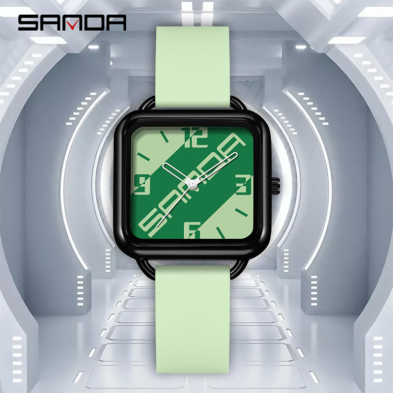 SANDA Youth Student Couple Simple Trendy Multi Color Waterproof Men's Watch SD3261-3.