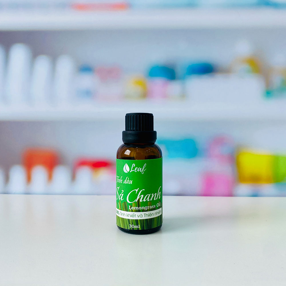 Tinh dầu Sả Chanh nguyên chất, xịt phòng Leaf