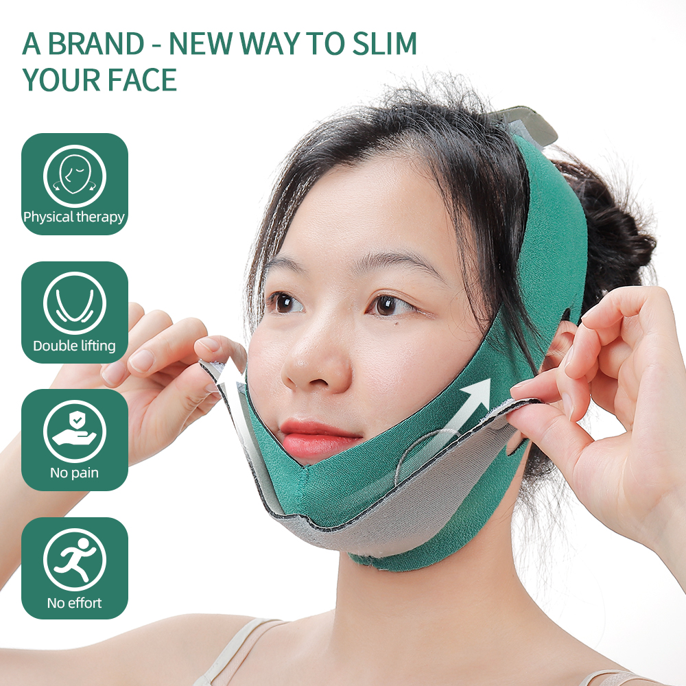 LIARTY Nâng cơ mặt V Lifting thực tế Làm săn chắc cằm Sắc nét Dụng cụ tạo hình khuôn mặt gia dụng cho khuôn mặt