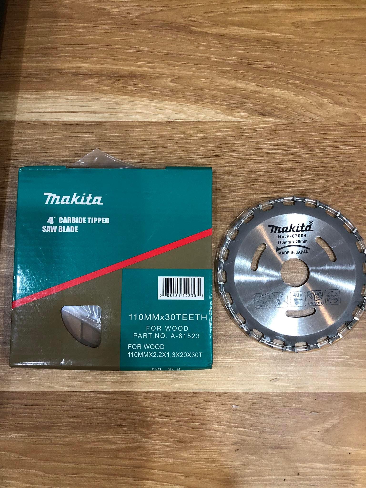 lưỡi cắt gỗ makita 2 mặt phi d110mm