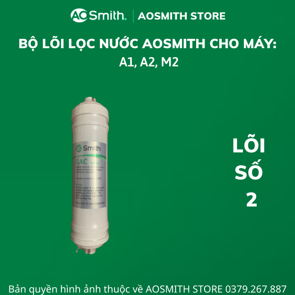 Lõi lọc nước Aosmith dùng cho máy A1, A2, M2