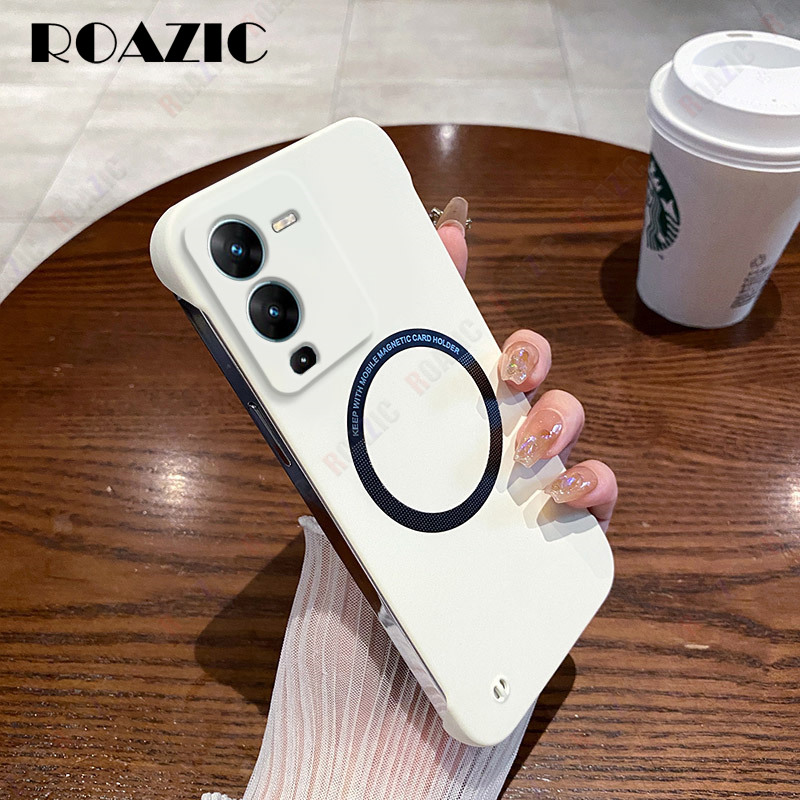 ROA%20Frameless%20White%20Phone%20Case%20For%20VIVO%20V29%20V27%20V27e%20V25%20V23%20V23e%20Y78%20Y36%20Y27%20iQOO%20Z7%20Z7x%20X90%20X80%20X70%20Pro%205G%20Wireless%20Charging%20Colourful%20Ultra%20thin%20Hard%20PC%20Back%20Cover%20Matte%20Skin%20Friendly%20Simple%20Casing%20B01%201%20-%20Image%202