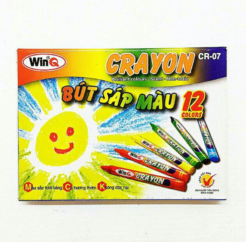 1 Hộp bút sáp màu 12 cây