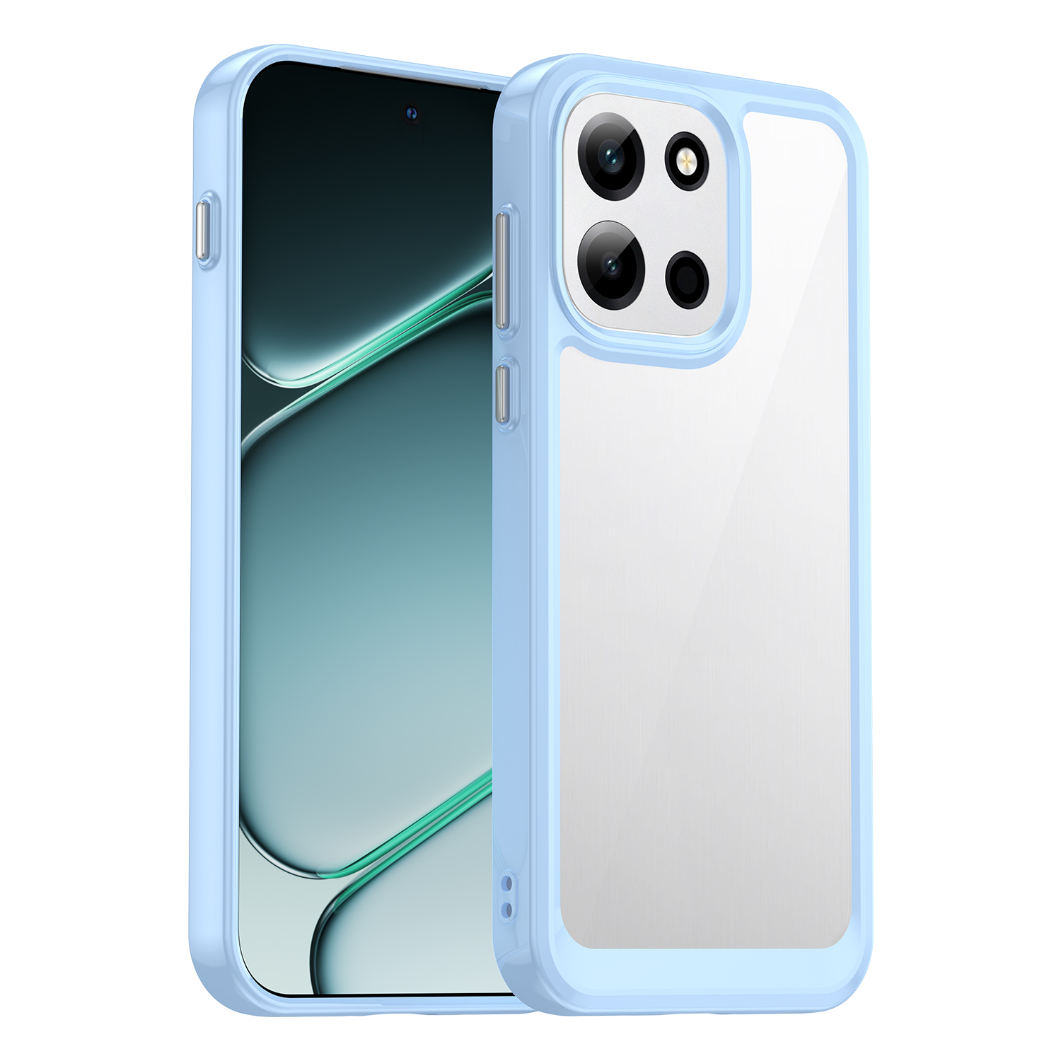OnePlus Nord 6/Turbo 6/Turbo 6V Case, Clear Designed Shockproof Phone Case, Bumper Hybrid Transparent Cover for OnePlus Nord 6/Turbo 6/Turbo 6V.